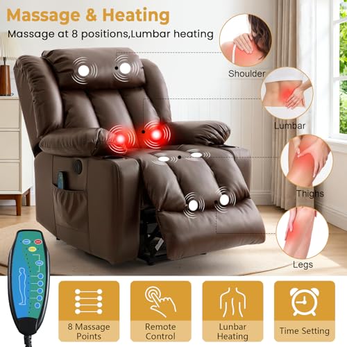 Image of PARKOL Stand Assist Power Lift Recliner Chair for Limited Mobility Elderly