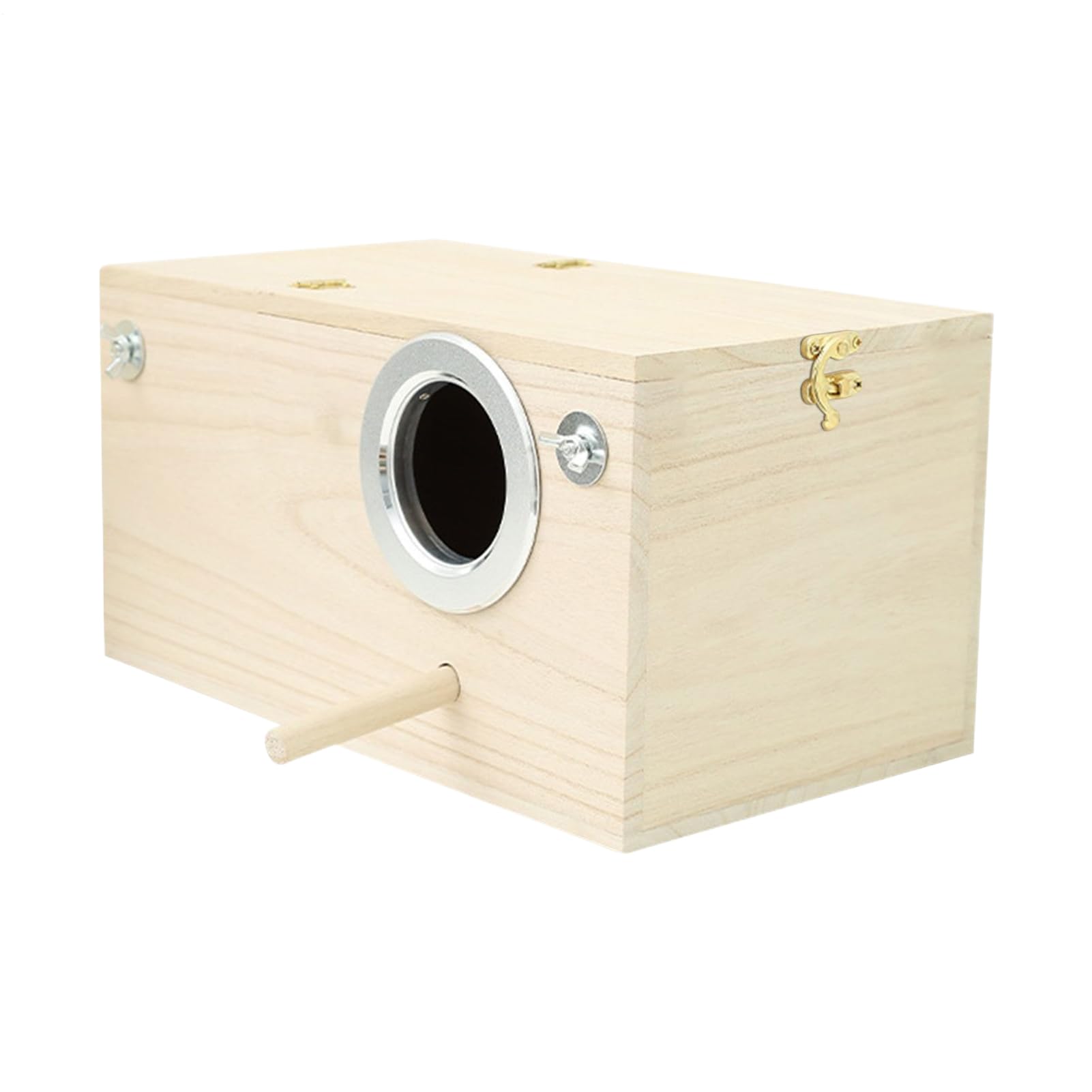 Cockatiel Nesting Box,Bird Nest House - Wooden Indoor Outdoor Housing For Parrot Lovebirds Small Birds With Habitats For Garden Use And Bird Protection