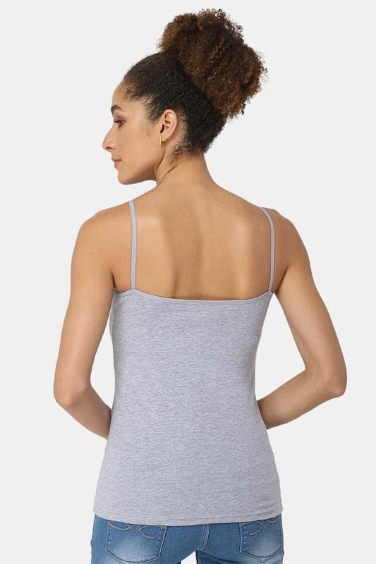 Image of Intimacy Cotton Camisole for Women with Adjustable Spaghetti Straps Comfortable Everyday Wear Camisole Slip for Women