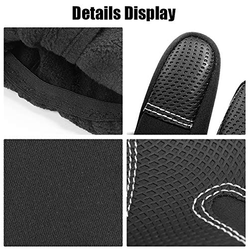 Luvas de Ciclismo, Andoer Luvas de ciclismo Luvas de ciclismo de inverno Luvas de ciclismo de invern