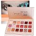 Beauty Glazed Eyeshadow Makeup Palette Neutral New Nude Shimmery High Pigmented Palette 18 Matte Shimmer Glitter Long Lasting Burgundy Earth Tones Waterproof Eye Shadow Pallete Sweatproof Cosmetic