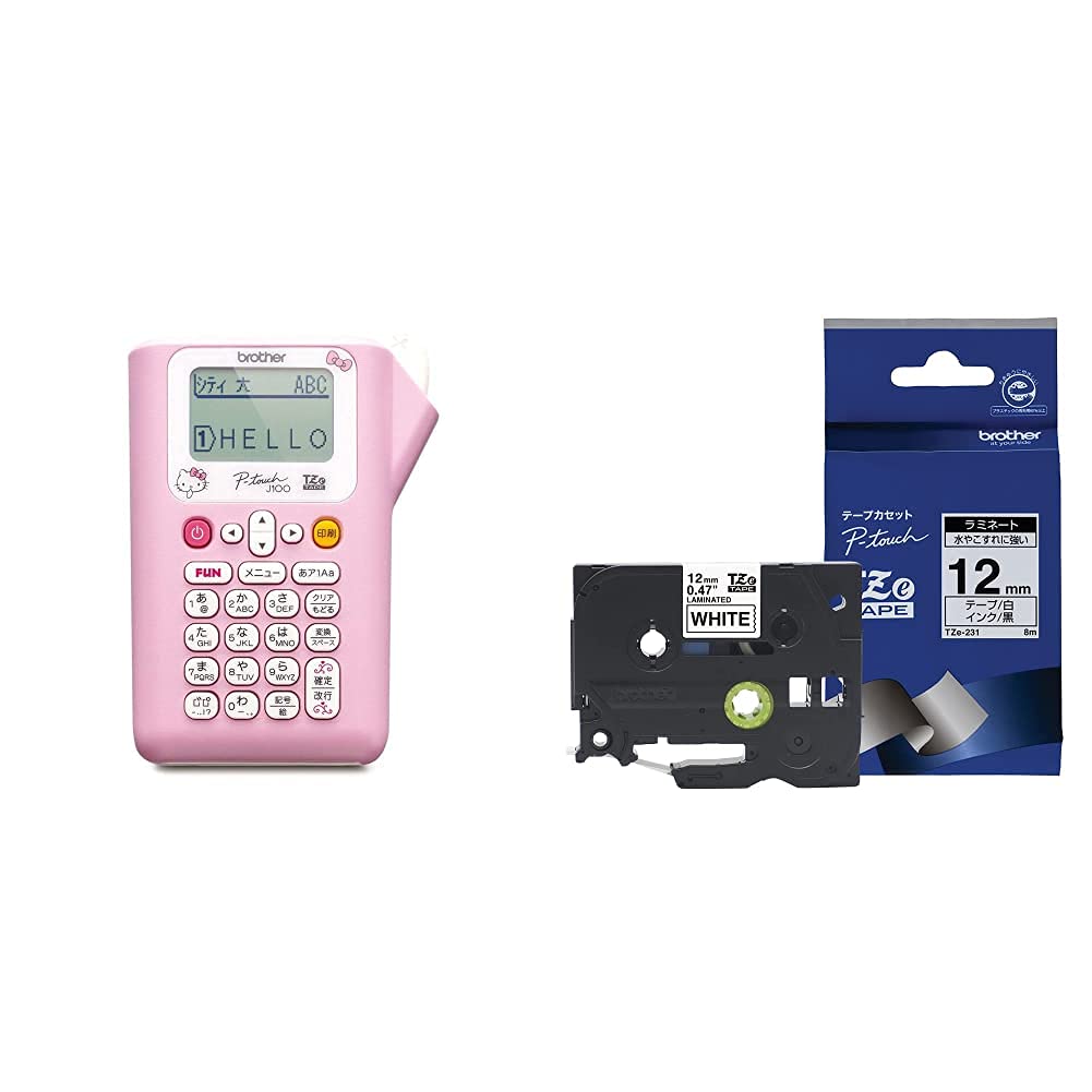Amazon | 【セット買い】ブラザー工業 ラベルライター ピータッチ PT