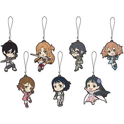 ichibankuji theater version of Sword Art Online ordinal scale F Award rubber strap all seven