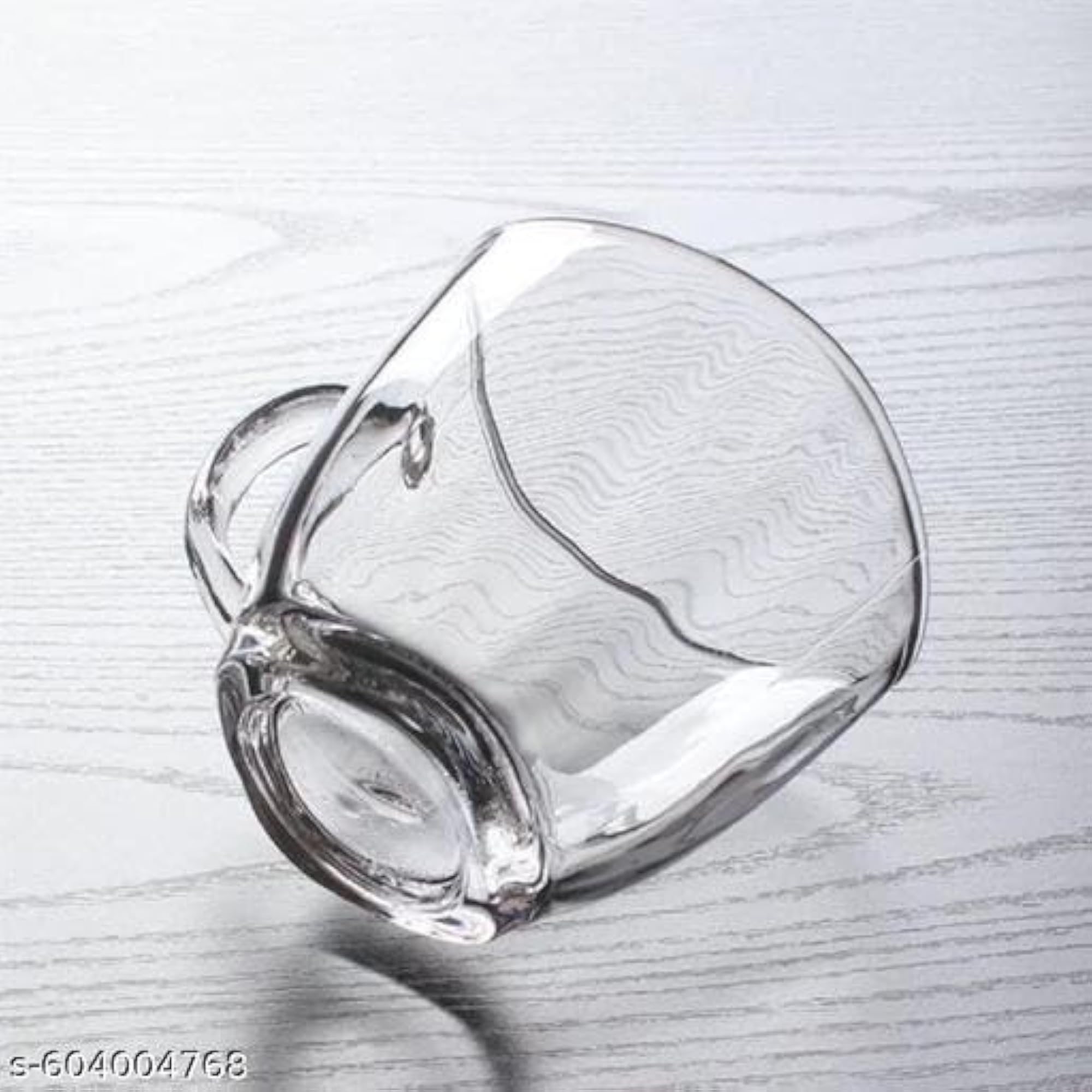 2-Pieces Square Tea Cup 190ML Glass Cups Set