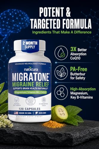 Naticura Migratone Migraine Relief Capsules