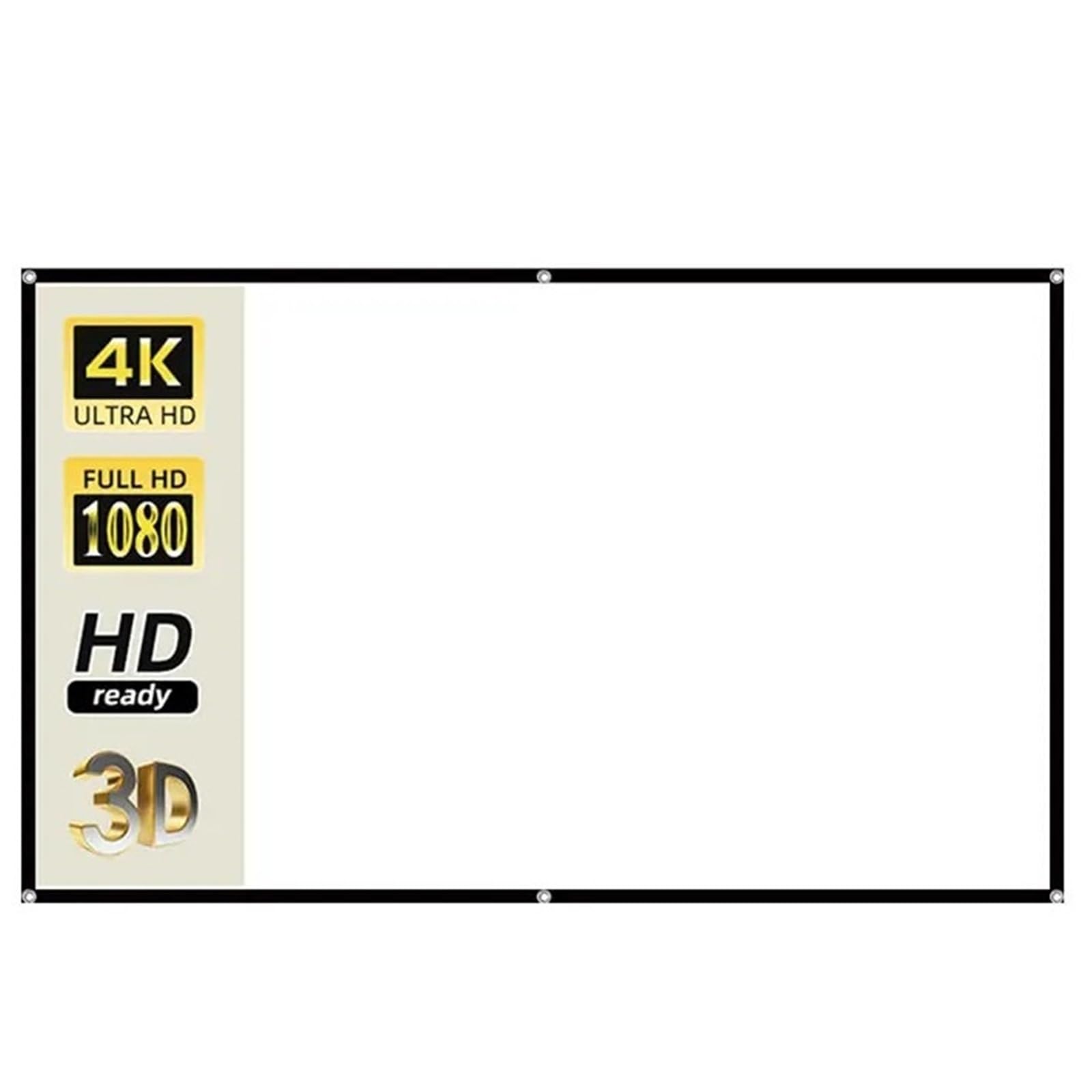 schermo home theater Schermo di proiezione pieghevole portatile con rapporto 16:9