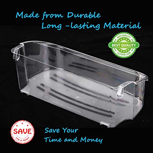 Reyhoar 240356402 Clear Refrigerator Door Bin Side Shelf, Upper Slot Replacement Part - Compatible with Frigidaire & Electrolux, Gallon Size - Replaces AP2549958, 240430312, 240356416, 240356407 etc