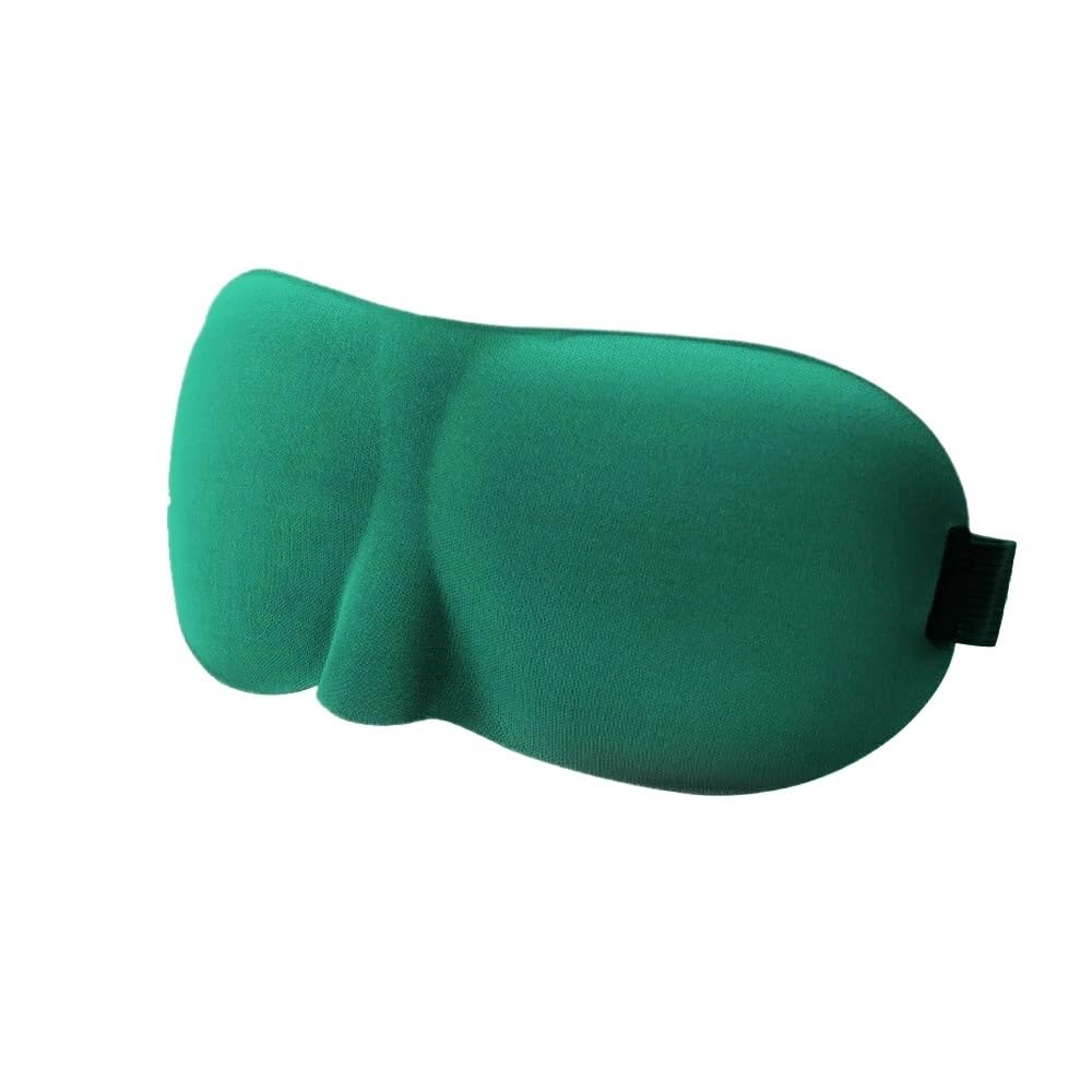 1/2/3/4 szt. Maska na oczy do spania, wyprofilowany kubek 3D, opaska na oczy, wklęsła, formowana maska na twarz do spania, blokuje światło z opaską na oczy dla kobiet, mężczyzn, zielona, 4 szt