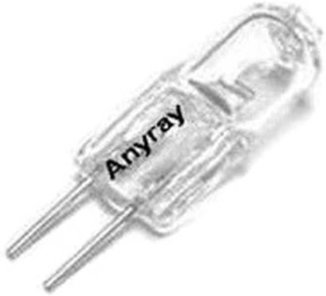 Anyray A1757Y (1)-Bulb 50 Watt G6.35 24V 50W 24 Volt 50Watt Bi Pin T3 Halogen Light Bulb