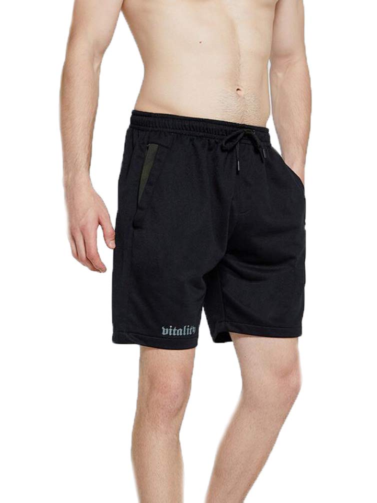 Męskie bermudy szorty proste letnie spodenki do joggingu na co dzień szorty plażowe młoda moda, Czarny, S