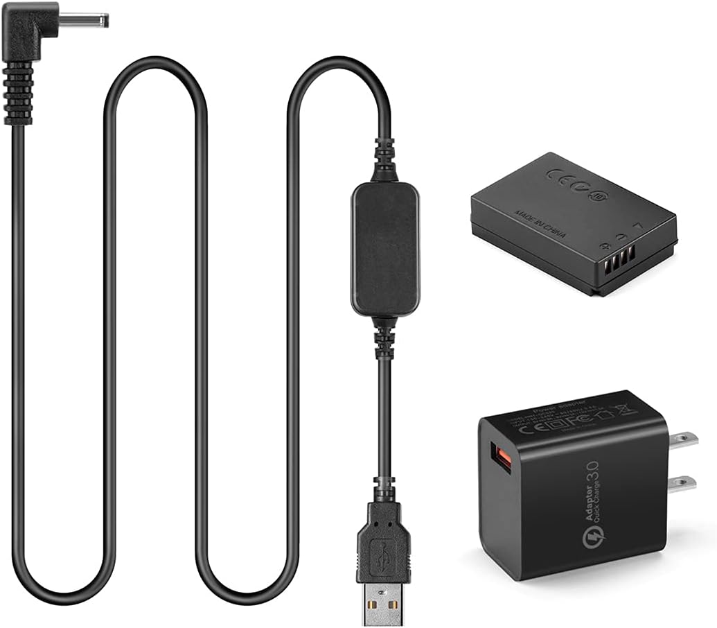 F1TP ACK-E12 USB-C Power Adapter DR-E12 DC Coupler Charger Set