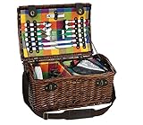 Cilio Laveno Picknick-Korb, Holz, Braun, M