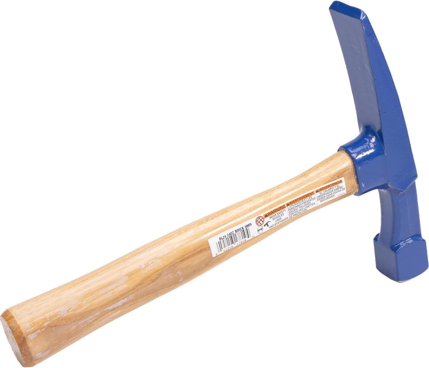 Vaughan & Bushnell 178-10 24-oz Bricklayers Hammer with 11-1/2" Hickory Handle (BL24)