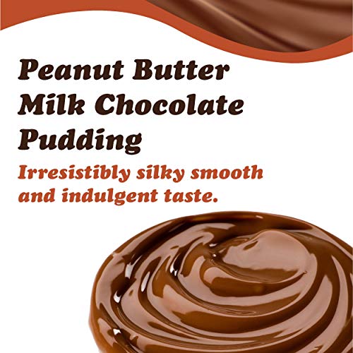 Dove Pudding Mix, 3.34 oz. Box (12 Pack), Peanut Butter Milk Chocolate – Rich Indulgent Pudding Mix and Pie Filling, 4 Servings Per Box, Kosher, Peanut-Free Dessert Mix - image 2