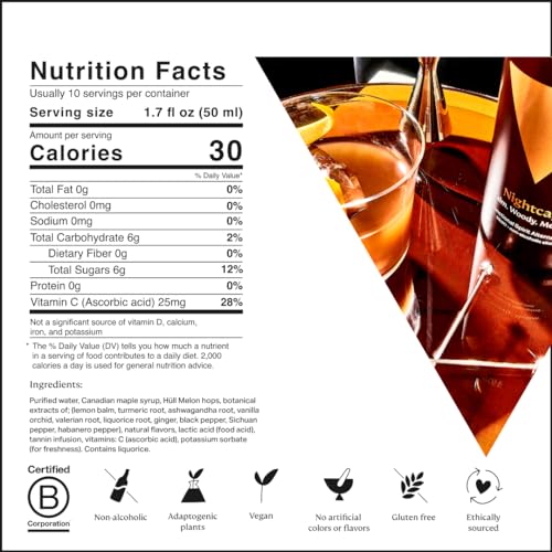 image for Three Spirit Non-Alcoholic Alternative Spirit - The Nightcap, 50cl | A