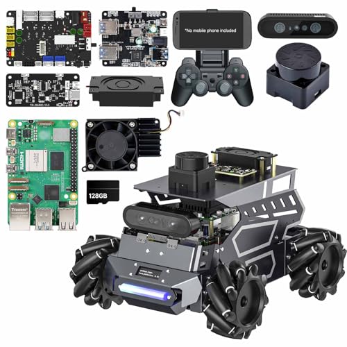 Image of Yahboom ROS2 Robotic Support AI Large Language Models AI Vision Data,3D SLAM Navigation Supports ROS2 Python Education, ROS Development