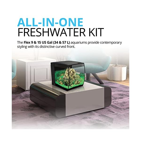 Hagen Fluval Flex Aquarium Kit, 41 x 39 x 39 cm, 57 Litre - Image 4