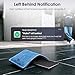 Wallet Tracker Card Air-Tag (iOS Only) - Work with Apple Find My, Bluetooth Tracker Smart Tracking Card Wallet Finder, 0.07in Slim, IP68 Waterproof, Item Locator for Luggage Tags, Passports, Purse
