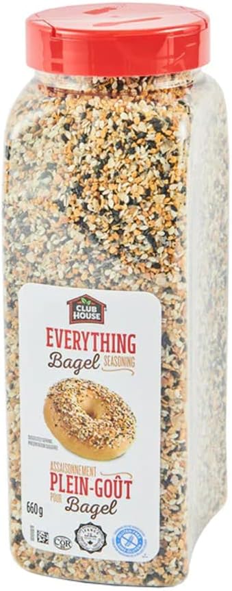 Clubhouse Everything Bagel Seasoning, 660 g, Mixed Spices & Seasonings | Healthy & Delicious Spice | Flavourful Toppings | Gluten Free | 660g