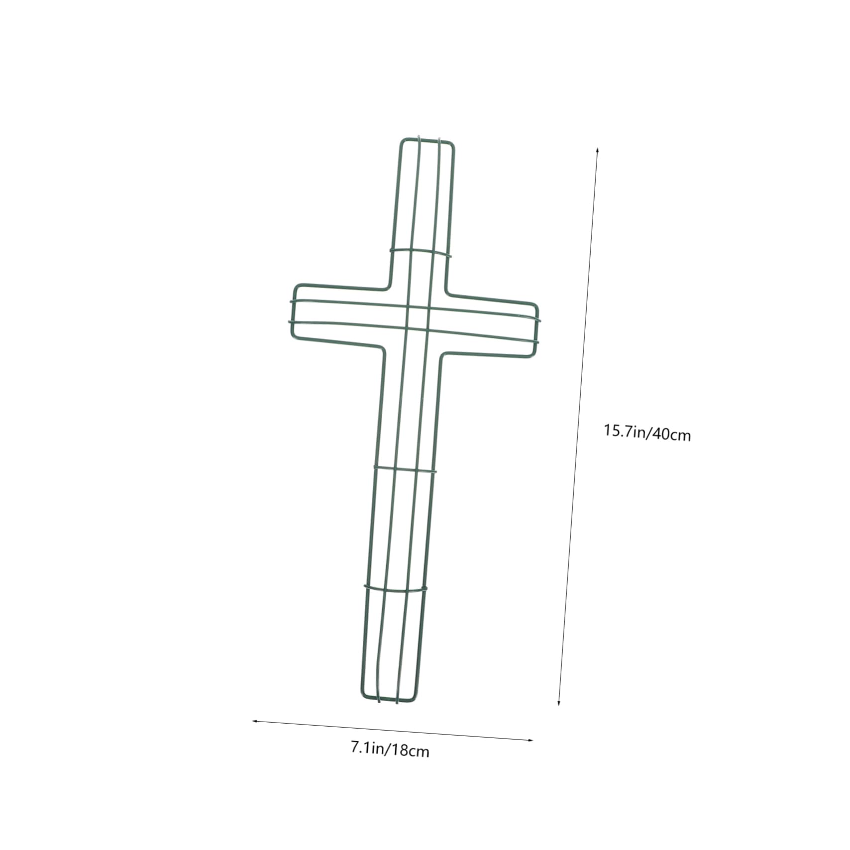 FONDOTIN Iron Garland Support DIY Wreath Wreaths Flower Arranging Rack Easter Decor