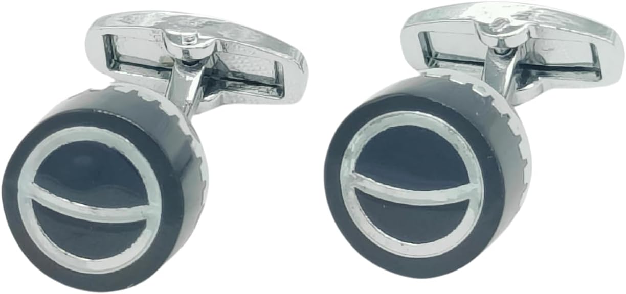 Black Motorcycle Cufflinks, Mens, VIGGO