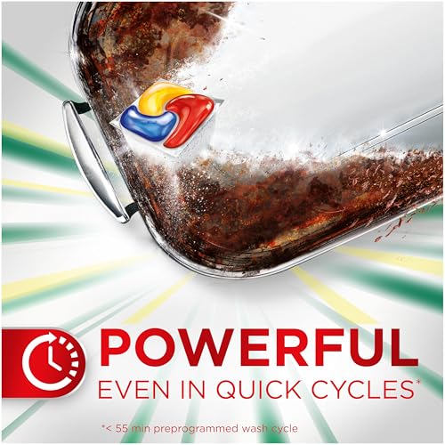 Fairy Platinum Detersivo Pastiglie Lavastoviglie Plus Complete, Brillantante, 125 Capsule, Limone, Tecnologia Anti-Opaco, Contro Il Grasso e le Incrostazioni Ostinate Anche Nei Cicli Brevi