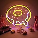 Neon Licht Zeichen Donuts-form USB Neonlichter LED Neon Lichter Farbkunst Leuchtreklame für Bar, Restaurant, Geschäft, Nachtclub, Partei Neonschild, Donuts