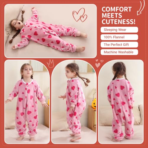 Image of MICHLEY Baby Sleeping Bag Sack Flannel Wearable Blankets Pajamas 1-6Years