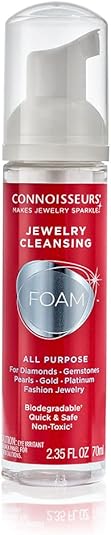 CONNOISSEURS All-Purpose Jewelry Cleansing Foam, Quick and Easy Jewelry Cleaner Solution