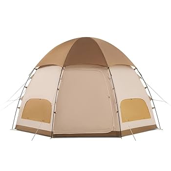 Amazon.co.jp: Naturehike 八角形テント 一体型テントポール 八