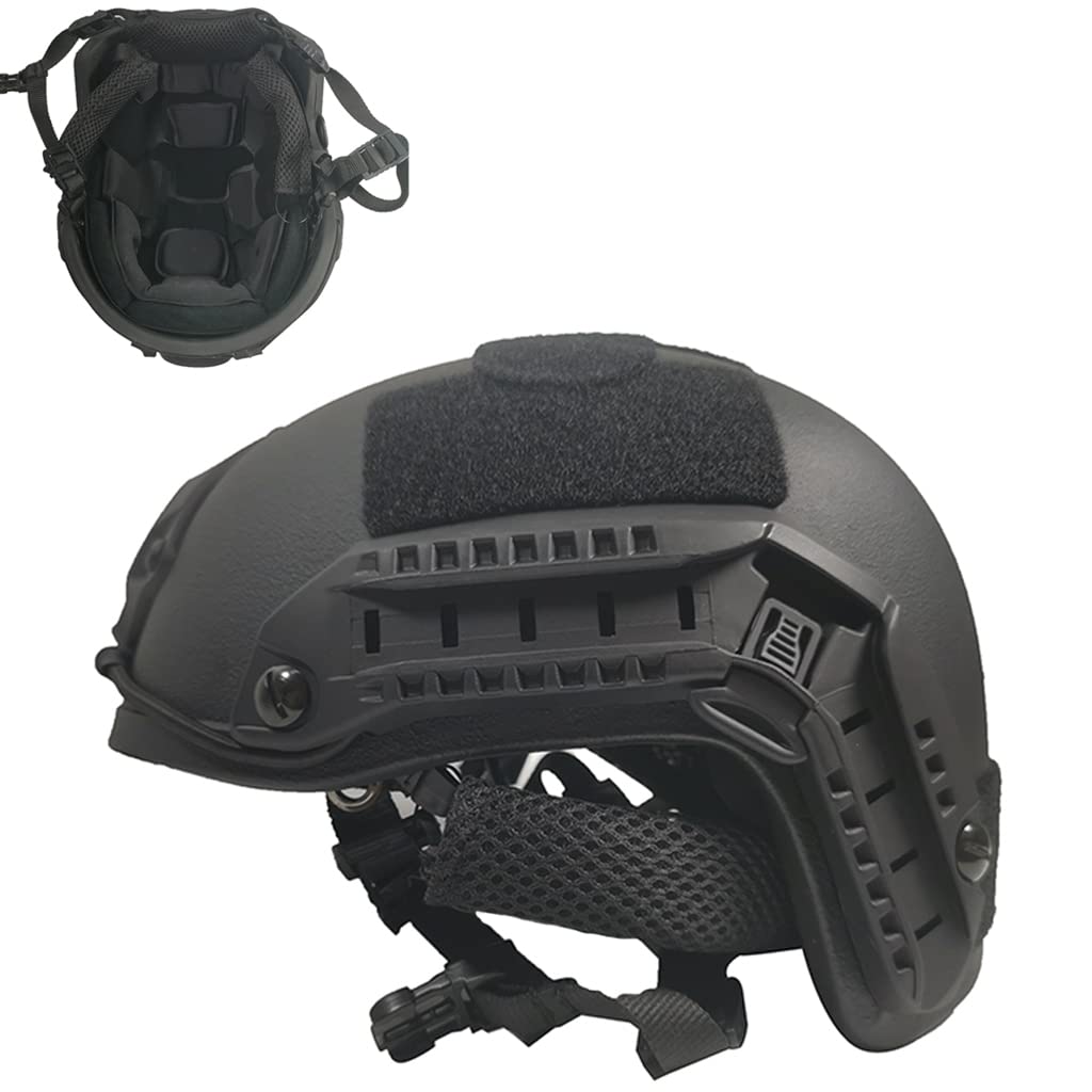 Amazon.co.jp: 高速防弾ヘルメット、NIJ IIIA軍用ヘルメットヘッド保護 
