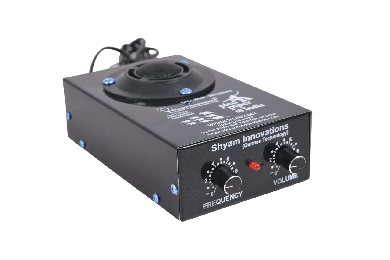 SHYAM INNOVATIONS ultrasonic Rat Rodent Lizard Repellent System for Home Office Garden Storage. Factory"