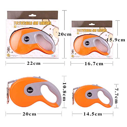 Corde de chien de compagnie automatique 5m sangle nylon blanche - 3