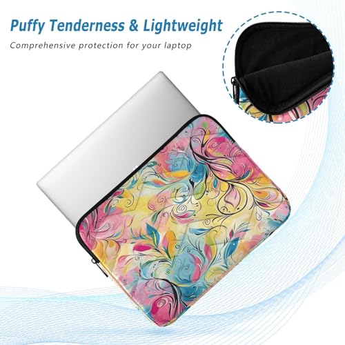 Funda para portátil 13-14 pulgadas impermeable con diseño abstracto miniatura 5
