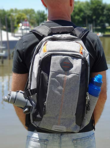 Almacura 2 Pack Water Bottles Collapse Silicone Foldable Medical Grade Bpa-Free Steady 22 Oz Travel, Portable, Gym, Cycling, Hiking, Sports, Biking, Durable, Leak Proof Twist Cap (1 Gray + 1 Blue) #TOP4