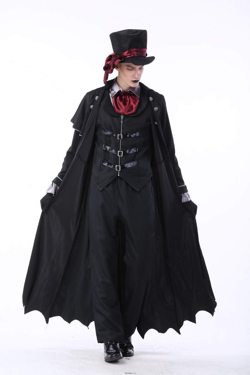Costume di Halloween Vampire Demon Maschile Gentleman Costume Nightclub Coppia Gioca Costume da uomo e donna Costumi