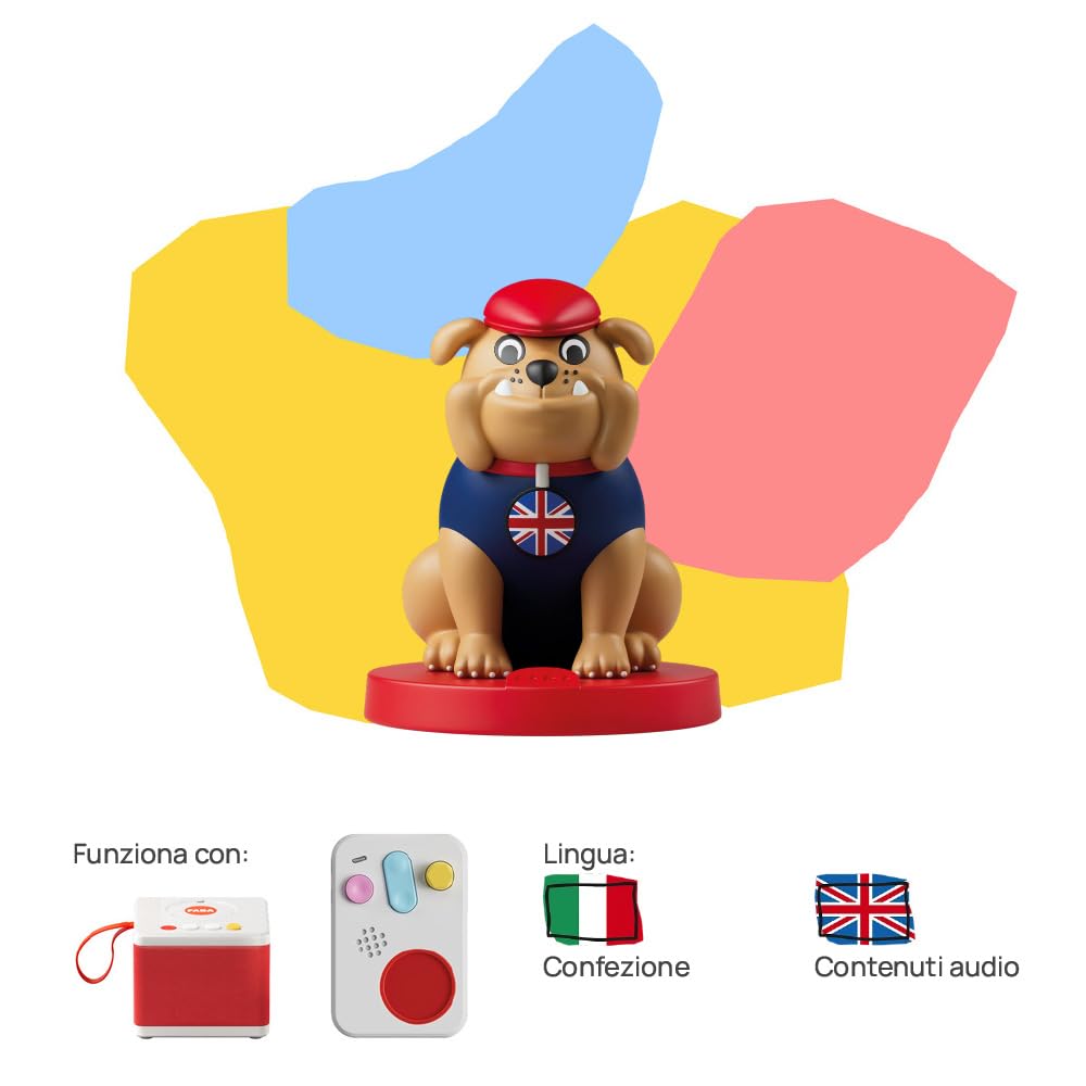 FABA Personaggio Sonoro – Happy English – Musiche e canzoni in inglese per bambini e bambine 0+ anni - Ascoltabile con i Raccontastorie FABA, gioco educativo versione italiana