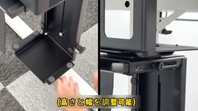 Amazon.co.jp: CPUスタンド 吊り下げ デスク下cpuホルダー PC吊り下げ