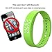 feifuns Smart Wristband Non-Bluetooth Pedometer Bracelet Fitness Tracker Smart Watch with Timer Vibration Alarm Step Calories Counter Distance Time/Date for Walk for Kids[Upgrade Version] (Green)
