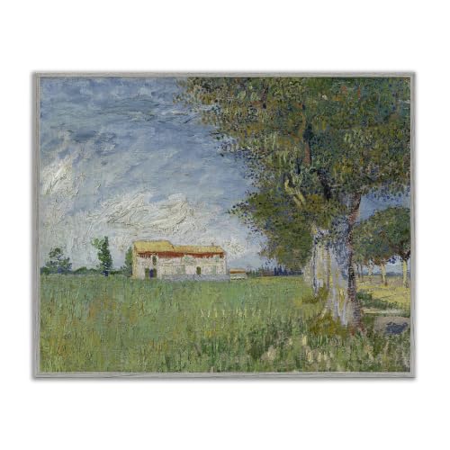 Farmhouse Corn Landscape Classic, 16 x 20 Inch Framed Giclée Print