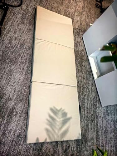 SEHAUSEU Foldable Yoga Mat, 2 Inches Extra Thick Non-Slip Design
