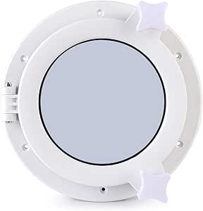 Amazon.com: Boat Yacht Round Opening Portlight Porthole 215mm Round ...