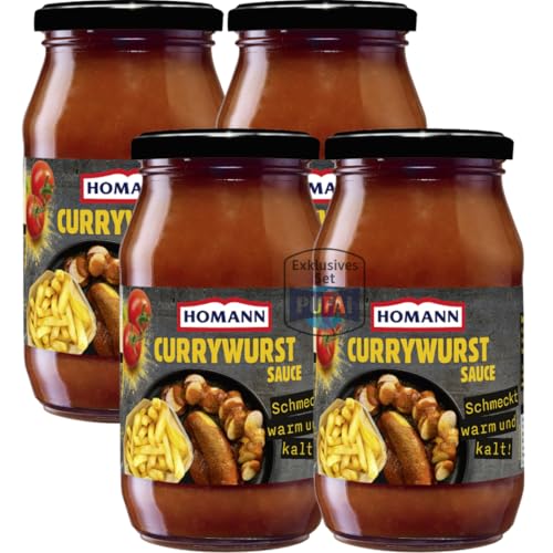 Currywurst Sauce 400 ml 4-Pack | Für Wurst & Grillgerichte