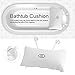 FTVOGUE Non-Slip Bath Pillow Bathtub Spa Cushion with Suction Cups Head Neck Support