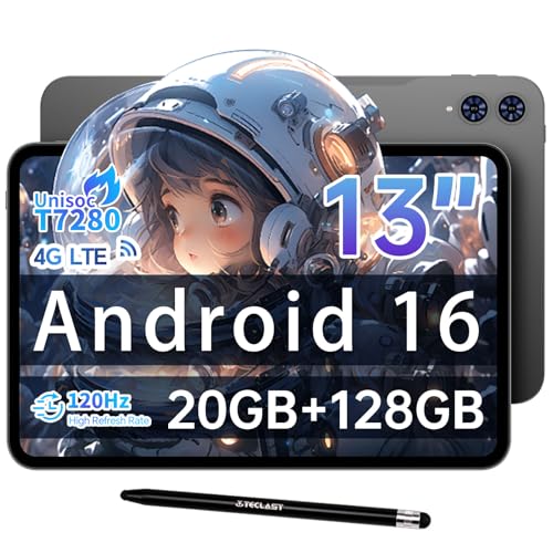 Amazon.co.jp: TECLAST T65 13 インチ タブレット Android 16