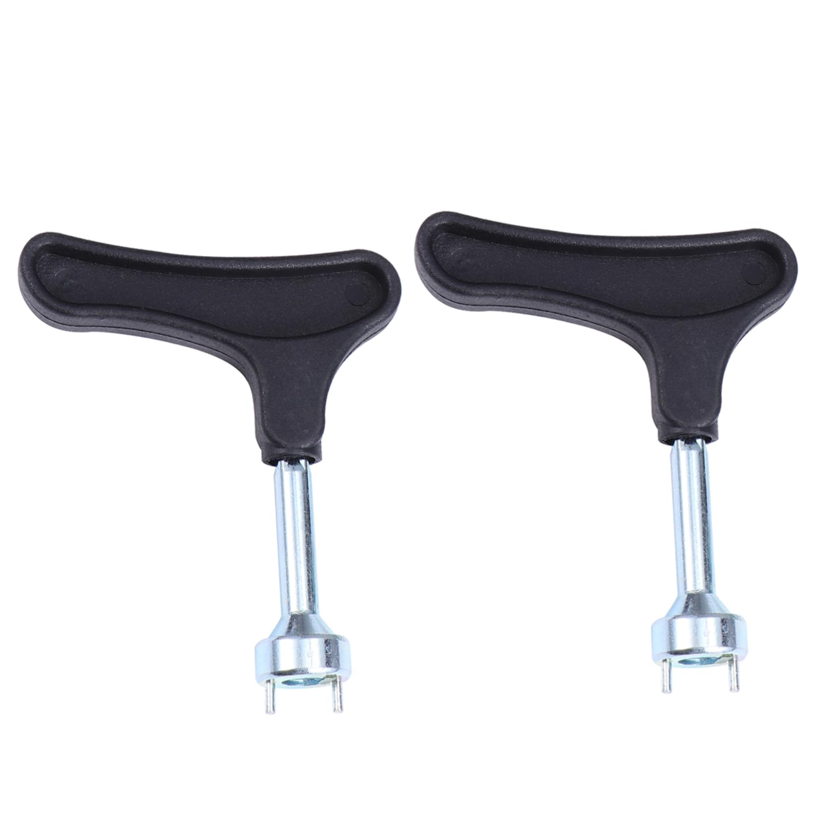 KICHOUSE 2pcs Golf Shoes Spike Removal Tool Easy to Use Spike Wrench for Golf Shoes Black Nail Lifter Cleat