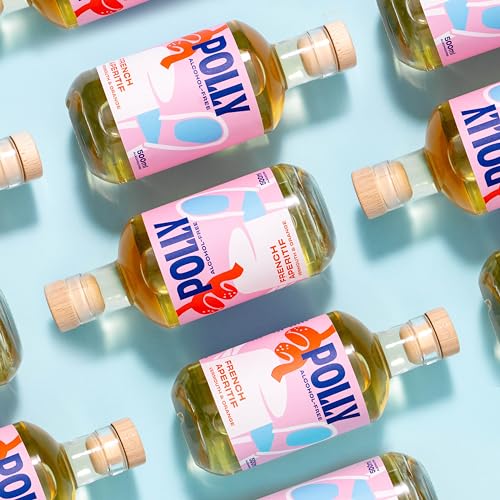 POLLY French Aperitif I Wermuth & Orange I vegan, glutenfrei, ohne künstliche Farbstoffe und Aromen I perfekte Basis für alkoholfreie Spritz Cocktails & Longdrinks