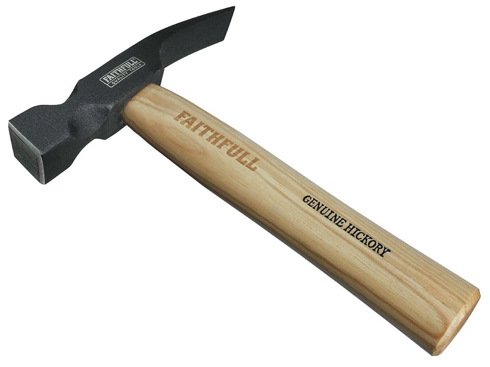 Faithfull FAISBH Short Pattern Brick Hammer Hickory Handle, Silver (Head), Natural (Handle)