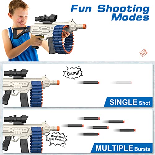 Jakmean TOY Jakmean Toy Blaster With 30 Dart Clips And 100 Foam Darts, Outdoor Shooting Games Toys For 6-12 Year Old Boys & Girls Adults, Gifts thumb #2