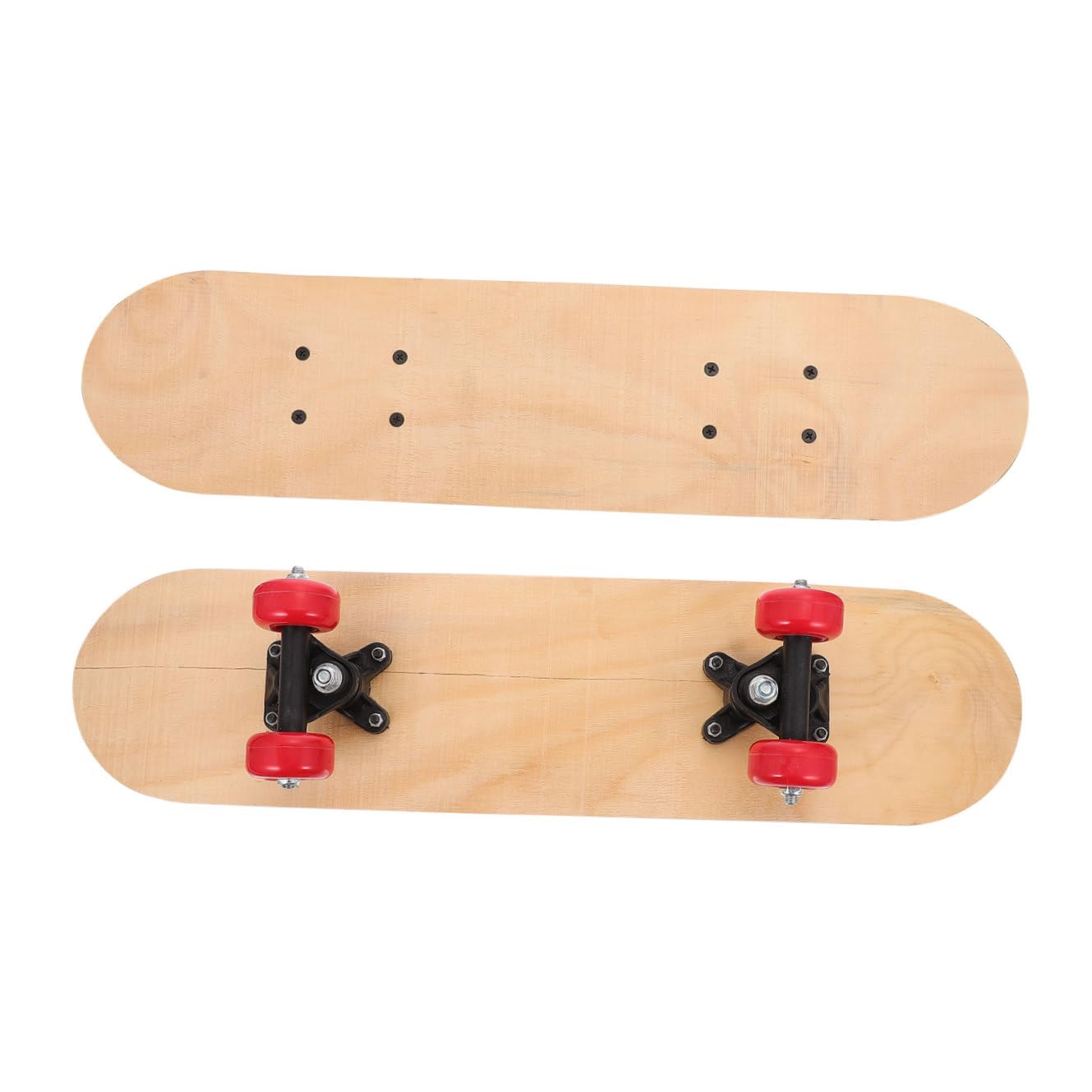 VICASKY Graffiti DIY Skateboard Marron en Bois, Acier Inoxydable et PVC
